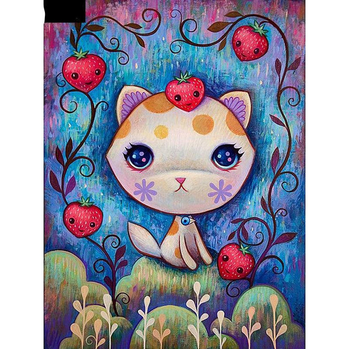 Cartoon Cat 5D DIY Paint By Diamond Kit