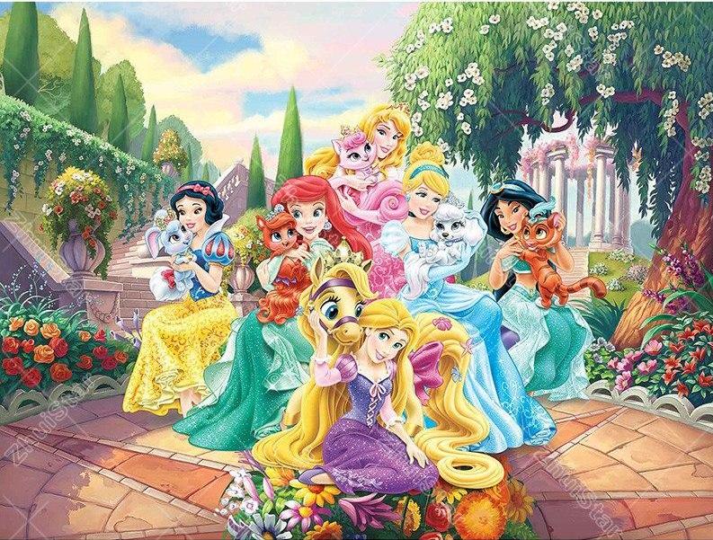 Disney Princesses Inspired 5D DIY Paint By Diamond Kit