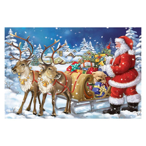 Santa Claus is Coming Home 5D DIY Paint By Diamond Kit