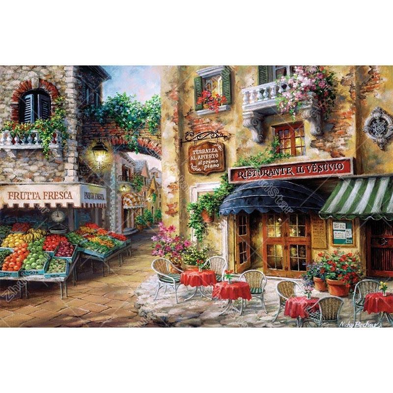 Town Market 5D DIY Paint By Diamond Kit – Original Paint By Diamond