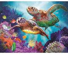 Colored Turtles 5D DIY Paint By Diamond Kit