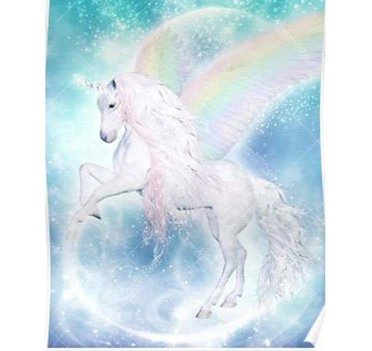 Magical Unicorn 5D DIY Paint By Diamond Kit