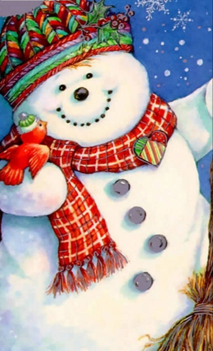 Snowman 5D DIY Paint By Diamond Kit