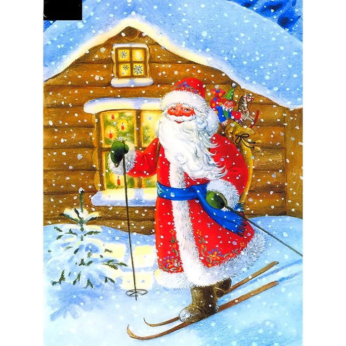 Christmas Man Santa 5D DIY Paint By Diamond Kit