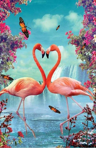 Flamingo 5D DIY Paint By Diamond Kit