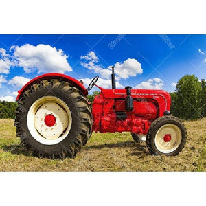 Farm Tractor 5D DIY Paint By Diamond Kit