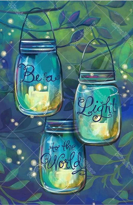 Three Bottles 5D DIY Paint By Diamond Kit