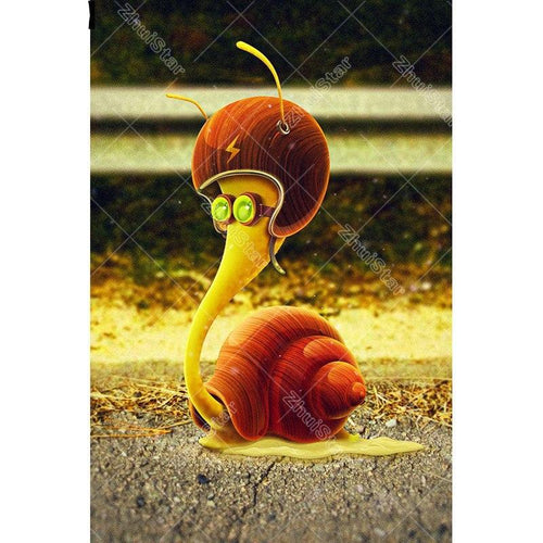 Snail Driver 5D DIY Paint By Diamond Kit