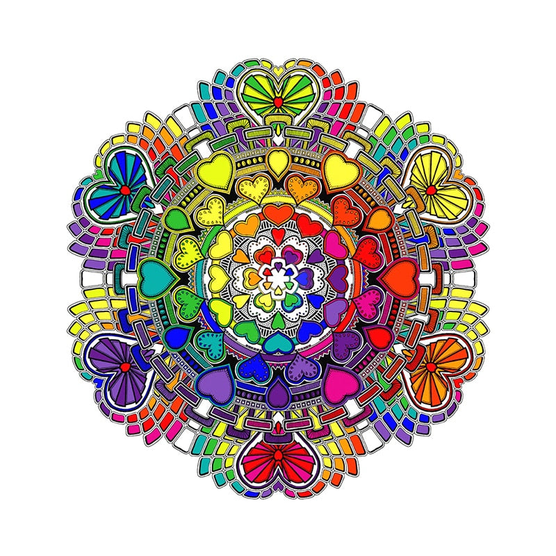 Mandala Rhinestone 5D DIY Paint By Diamond Kit