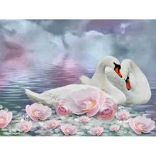 Diamond mosaic Paste Crafts Crystal diamond embroidery animal swan lovers diy 5d Diamond painting Cross stitch canvas XY1 - Paint by Diamond