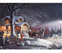 Christmas Snow Landscape 5D DIY Paint By Diamond Kit - Paint by Diamond