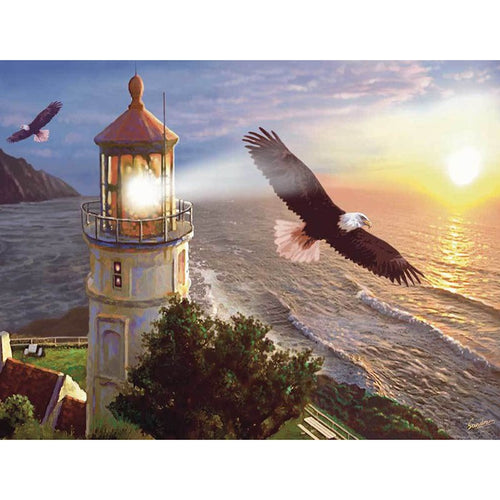 5D DIY Diamond Painting Landscape eagle Full Square Drill Wall Sticker Rhinestone Diamond Embroidery Handmade Decor XY1 - Paint by Diamond