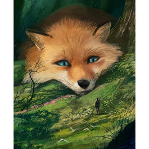 Animal Fox  5D DIY Paint By Diamond Kit - Paint by Diamond