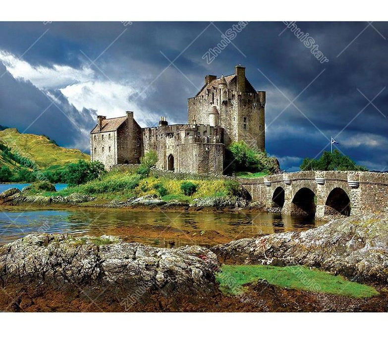 Majestic Castles 5D DIY Paint By Diamond Kit