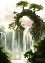 Waterfall In The Rain Forest 5D DIY Paint By Diamond Kit - Paint by Diamond