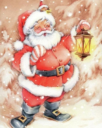 Santa Claus 5D DIY Paint By Diamond Kit - Paint by Diamond