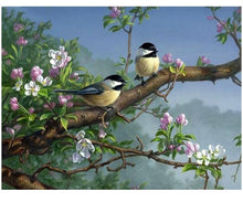 Birds & Flowers 5D DIY Paint By Diamond Kit
