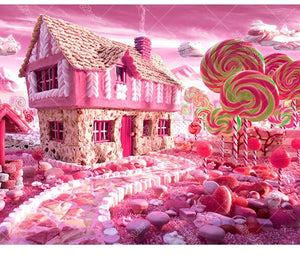 Candy House 5D DIY Paint By Diamond Kit