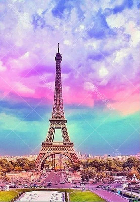 Eiffel Tower 5D DIY Paint By Diamond Kit