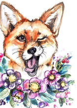 Flower & The Fox 5D DIY Paint By Diamond Kit