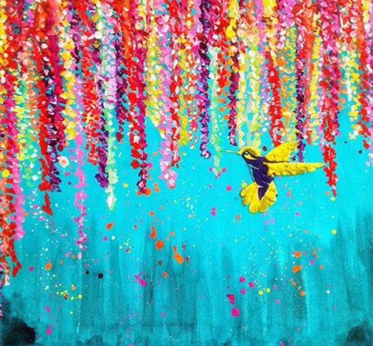 The Hummingbird in Spring 5D DIY Diamond Painting