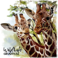 Giraffe Couple 5D DIY Paint By Diamond Kit