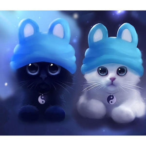 Very Cute Kitten 5D DIY Paint By Diamond Kit