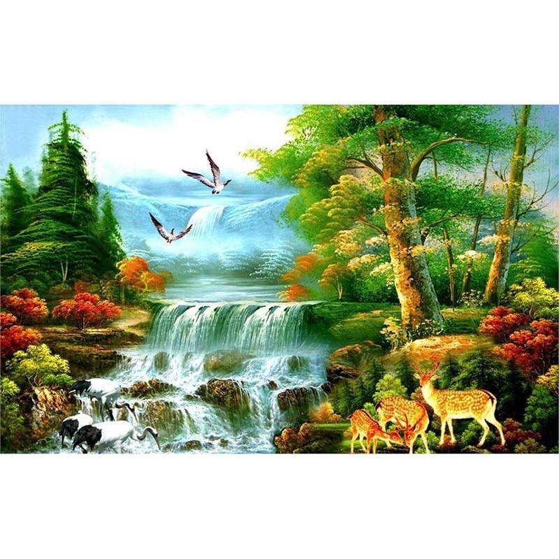 Natural Wildlife 5D DIY Paint By Diamond Kit