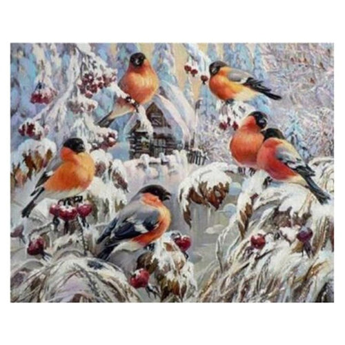 Beautiful Birds 5D DIY Paint By Diamond Kit