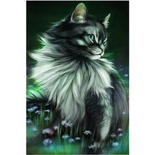 Cat with Blue Eyes 5D DIY Diamond Painting