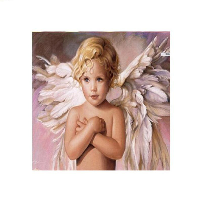 New Mosaic Angel Baby 5D DIY Paint By Diamond Kit