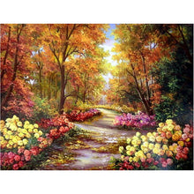 Embroidery Home Needlework Scenic Forest 5D DIY Paint By Diamond Kit