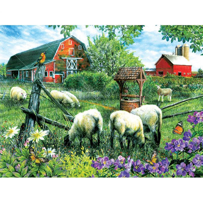 Sheep Group 5D DIY Paint By Diamond Kit