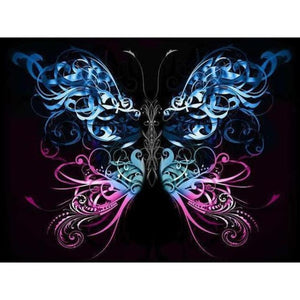 Animal Butterfly Embroidered 5D DIY Paint By Diamond Kit