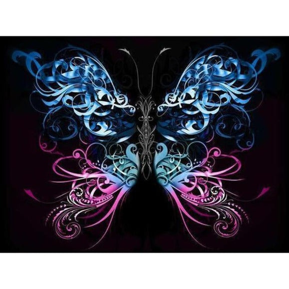 Animal Butterfly Embroidered 5D DIY Paint By Diamond Kit