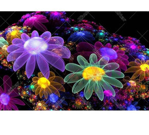 Scenic Flower 5D DIY Paint By Diamond Kit