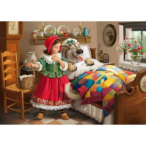 Little Red Riding Hood 5D DIY Paint By Diamond Kit