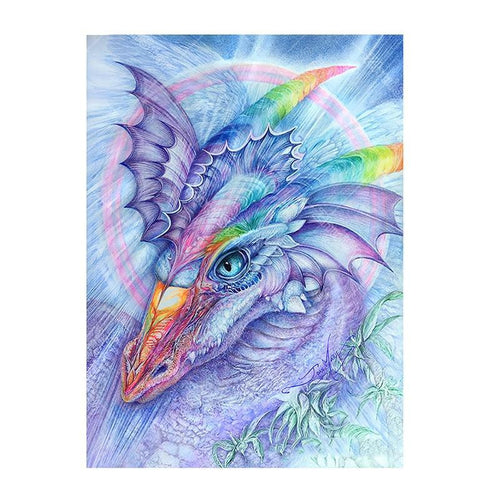 Purple Dragon 5D DIY Paint By Diamond Kit