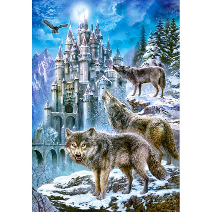 Wolf & Eagle 5D DIY Paint By Diamond Kit