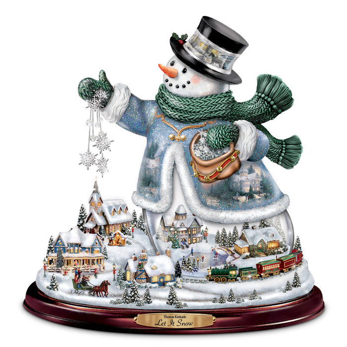 Let It Snow Snowman 5D DIY Paint By Diamond Kit