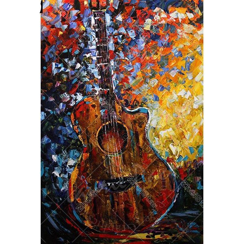 Color Guitar 5D DIY Paint By Diamond Kit – Original Paint By Diamond