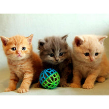 Three Kittens 5D DIY Paint By Diamond Kit