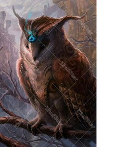 Strange Owl 5D DIY Paint By Diamond Kit