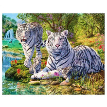 Tiger Rhinestone Mosaic Painting 5D DIY Paint By Diamond Kit