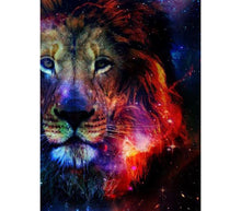Colored Lion 5D DIY Paint By Diamond Kit