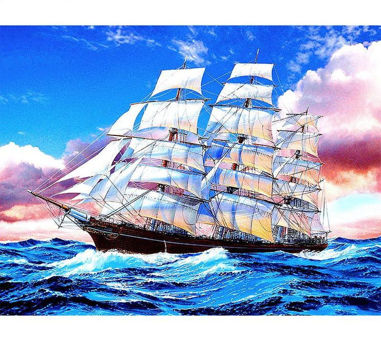 Sailboat 5D DIY Diamond Painting