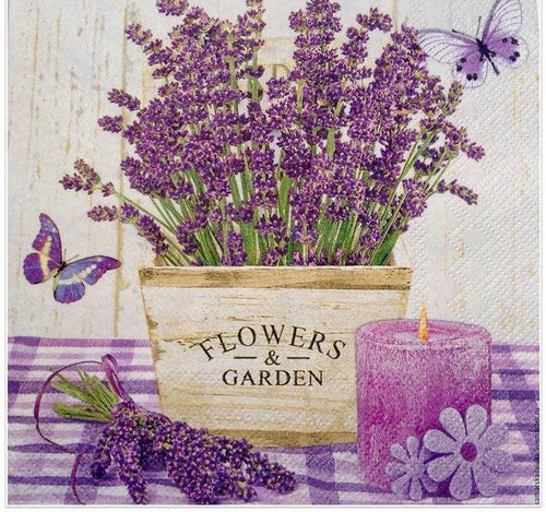 Lavender & Butterfly 5D DIY Diamond Painting