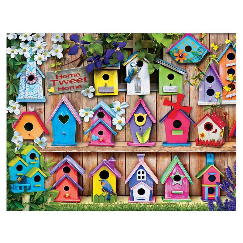 Picture Of Colorful Houses 5D DIY Paint By Diamond Kit