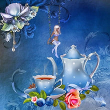 Teapot and Cup 5D DIY Paint By Diamond Kit