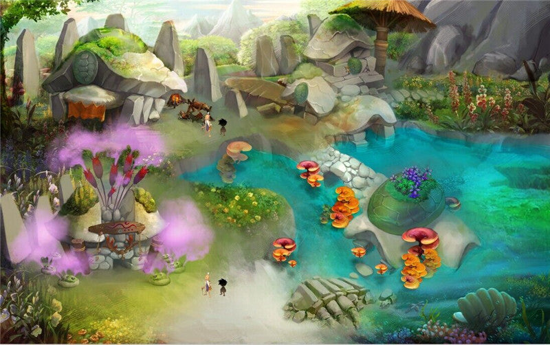 Cartoon Garden 5D DIY Paint By Diamond Kit